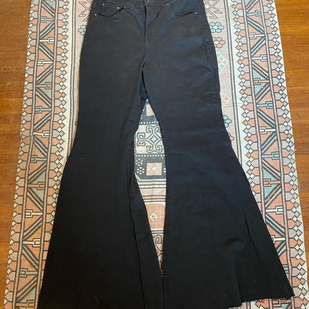 NWOT Free People Crvy Wide Leg Flare Jean